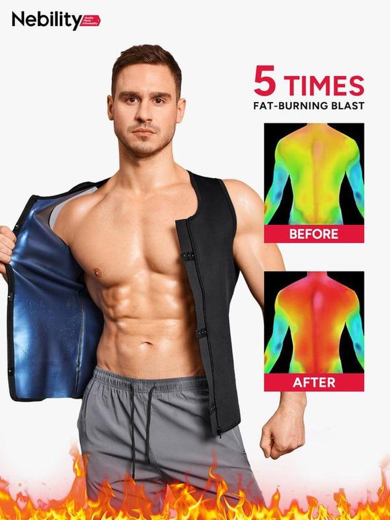 Sauna Sports Vest Suit Top