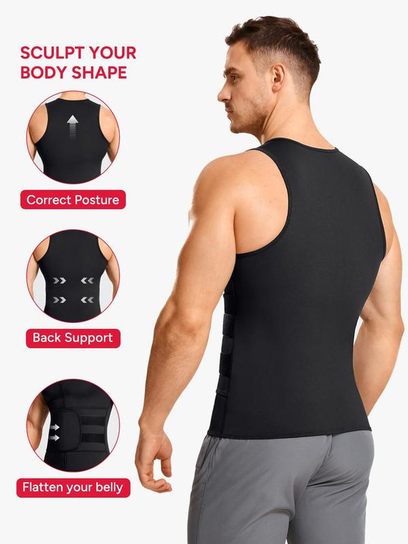 Sauna Sports Vest Suit Top