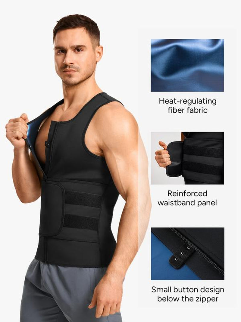 Sauna Sports Vest Suit Top