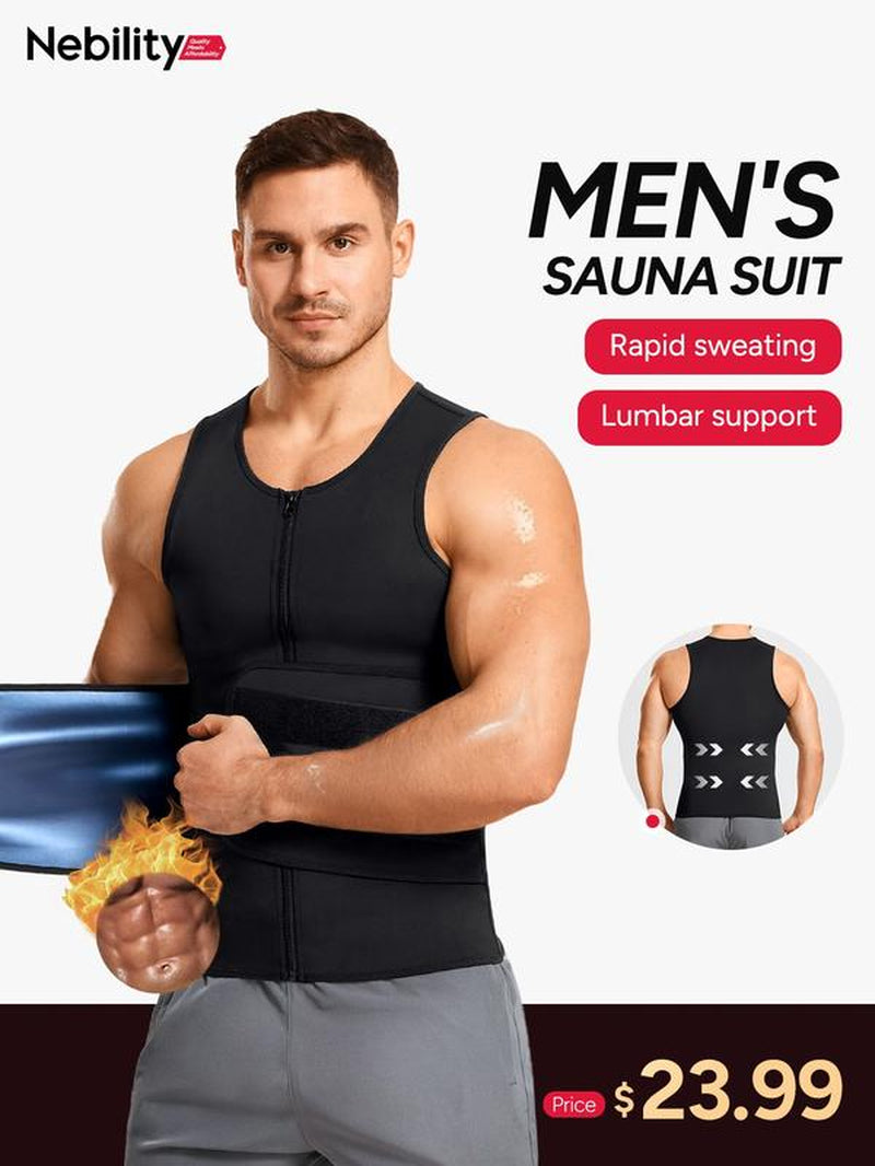 Sauna Sports Vest Suit Top