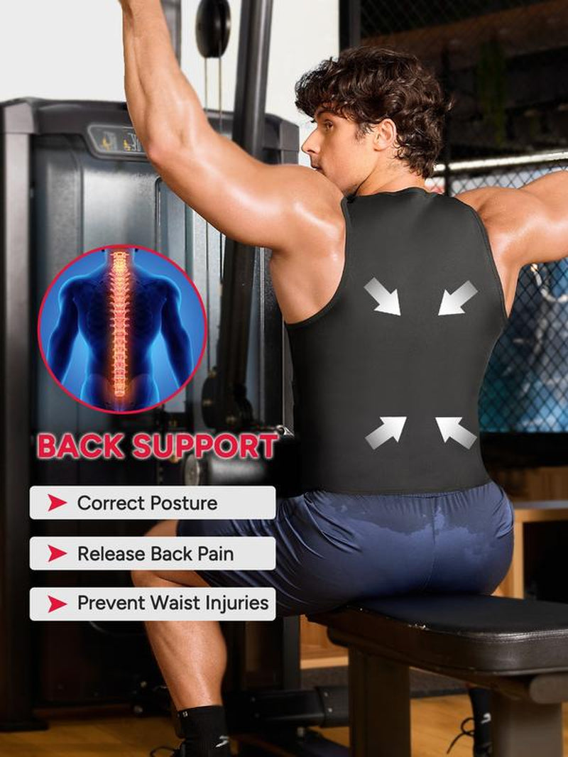 Sauna Sports Vest Suit Top